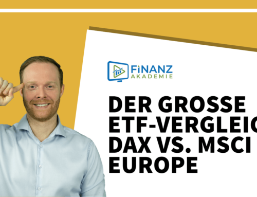 Der große ETF-Vergleich: DAX vs. MSCI Europe